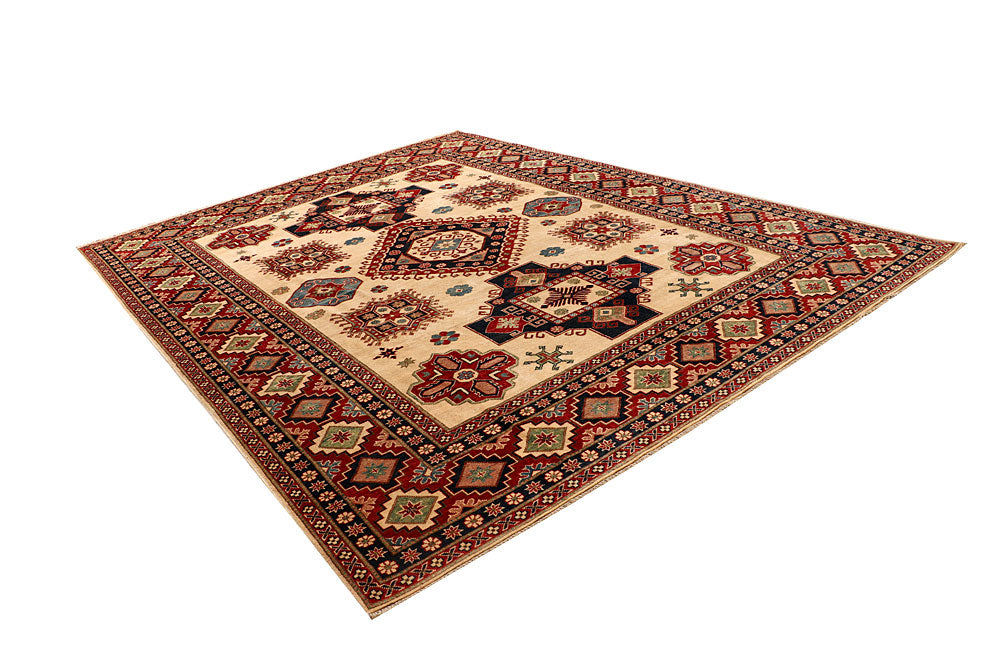 Bisque Kazak 8' 10 x 11' 8 - No. 67836 - ALRUG Rug Store