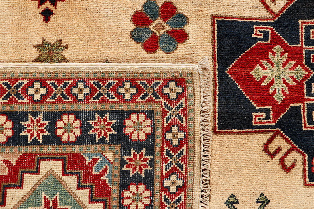 Bisque Kazak 8' 10 x 11' 8 - No. 67836 - ALRUG Rug Store