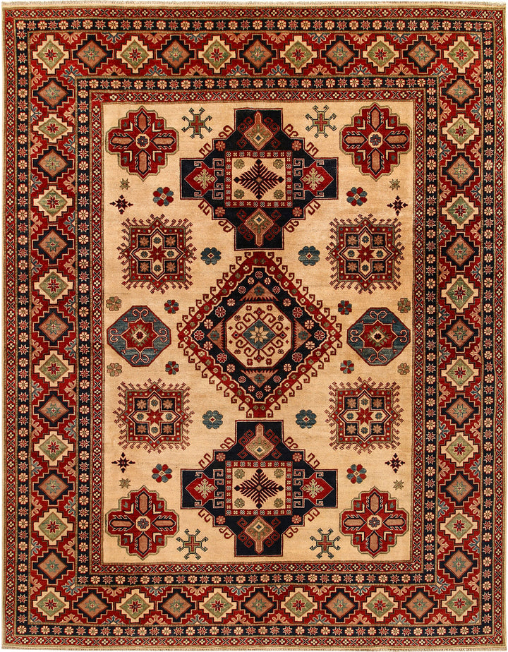 Bisque Kazak 8' 10 x 11' 8 - No. 67836 - ALRUG Rug Store