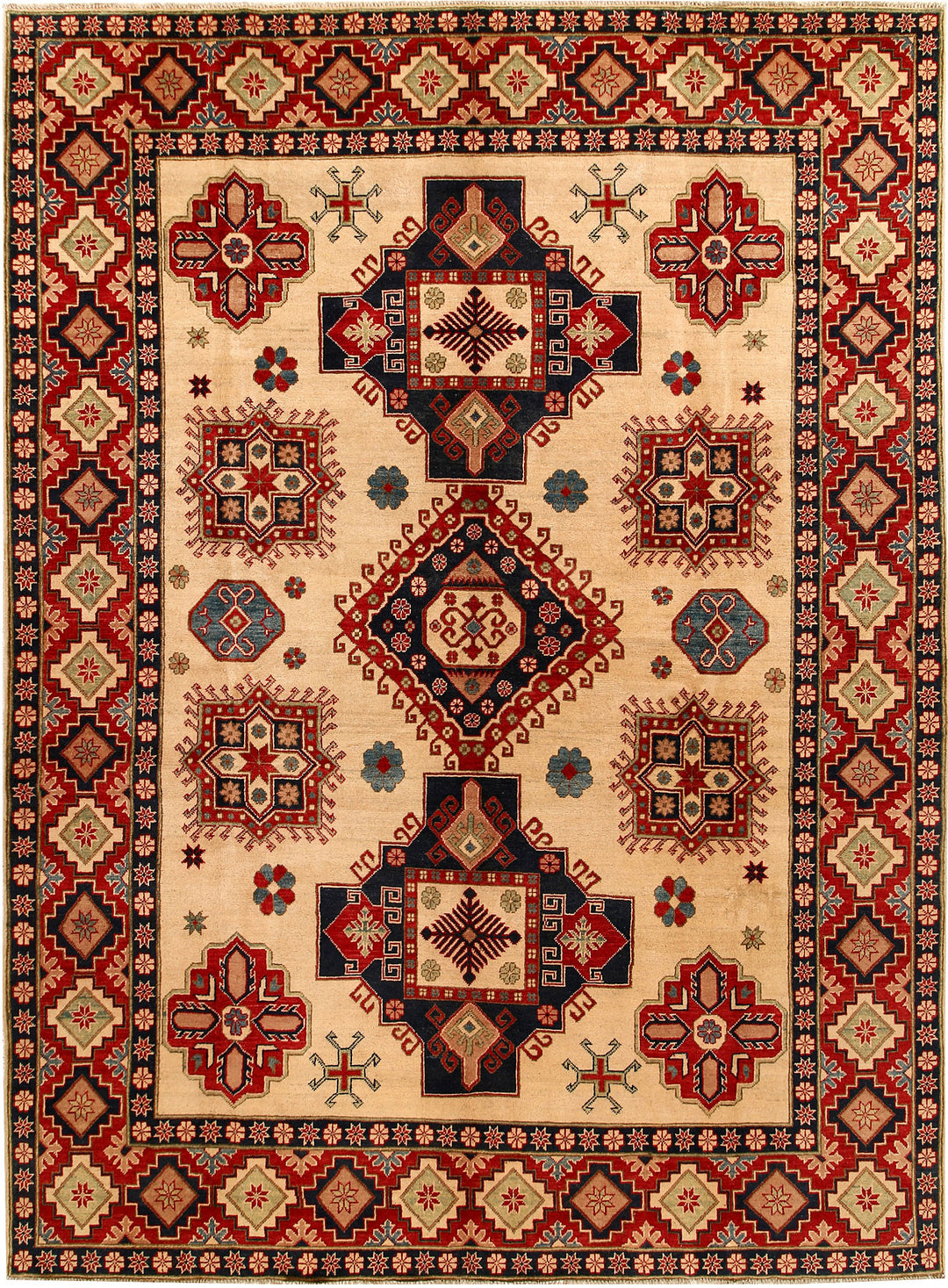 Bisque Kazak 8' 4 x 11' 3 - No. 67837 - ALRUG Rug Store