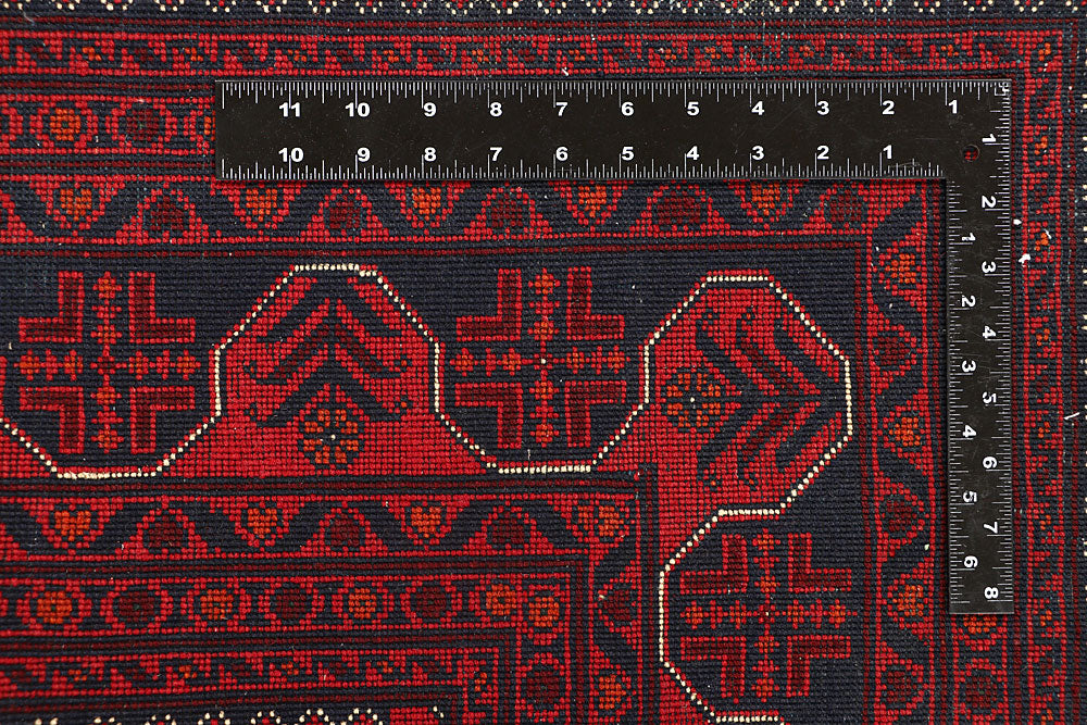 Dark Red Khal Mohammadi 6' 10 x 9' 10 - No. 67847 - ALRUG Rug Store