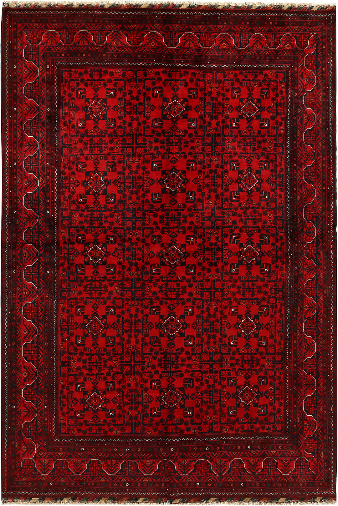 Dark Red Khal Mohammadi 6' 6 x 9' 8 - No. 67848 - ALRUG Rug Store