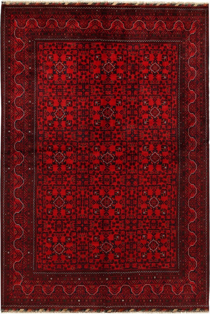 Dark Red Khal Mohammadi 6' 6 x 9' 8 - No. 67848 - ALRUG Rug Store