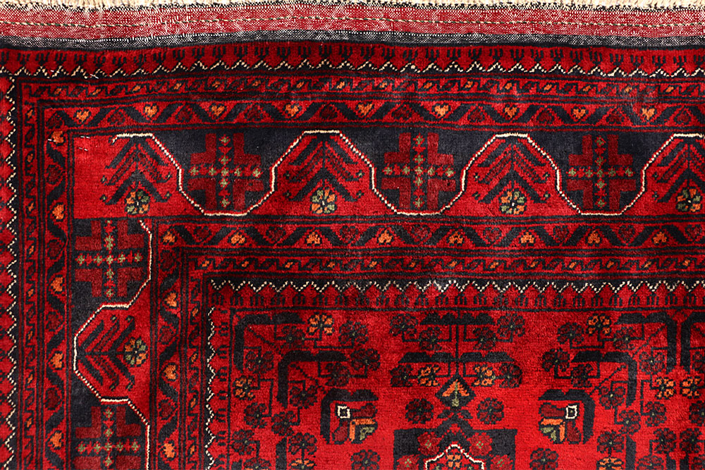 Dark Red Khal Mohammadi 6' 6 x 9' 5 - No. 67850 - ALRUG Rug Store
