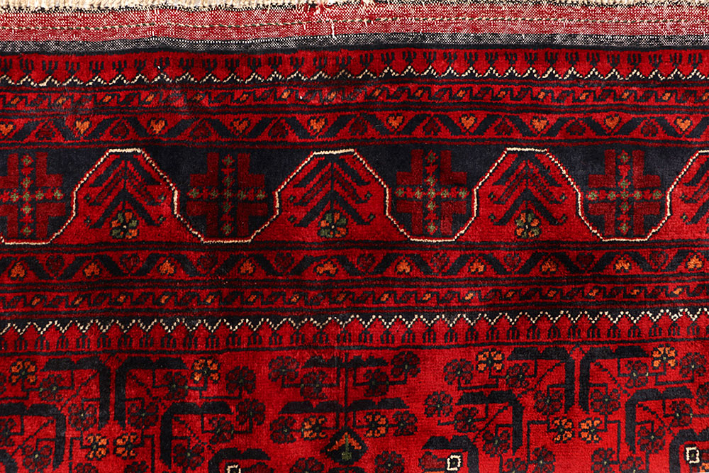 Dark Red Khal Mohammadi 6' 6 x 9' 5 - No. 67850 - ALRUG Rug Store
