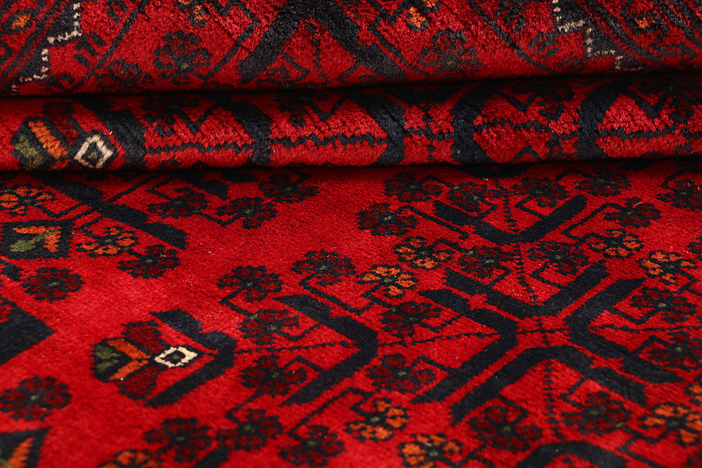 Dark Red Khal Mohammadi 6' 6 x 9' 5 - No. 67850 - ALRUG Rug Store