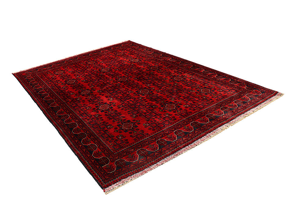 Dark Red Khal Mohammadi 6' 6 x 9' 5 - No. 67850 - ALRUG Rug Store