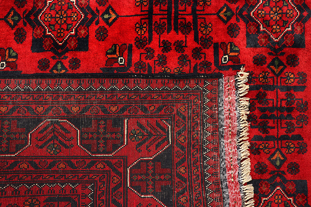 Dark Red Khal Mohammadi 6' 6 x 9' 5 - No. 67850 - ALRUG Rug Store