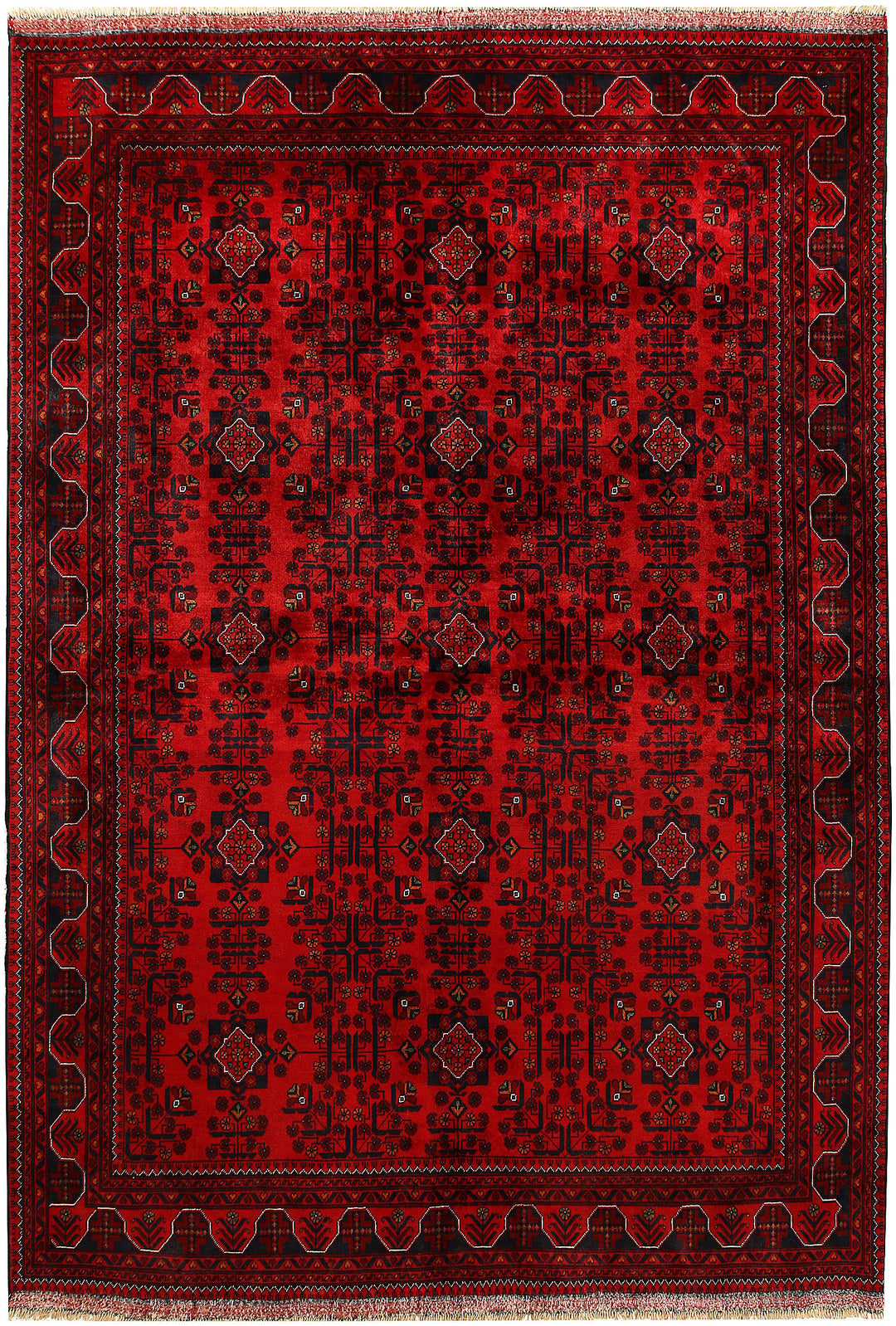 Dark Red Khal Mohammadi 6' 6 x 9' 5 - No. 67850 - ALRUG Rug Store