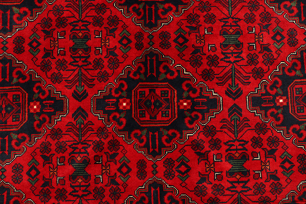 Dark Red Khal Mohammadi 6' 7 x 9' 6 - No. 67851 - ALRUG Rug Store