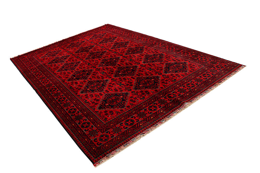 Dark Red Khal Mohammadi 6' 7 x 9' 6 - No. 67851 - ALRUG Rug Store