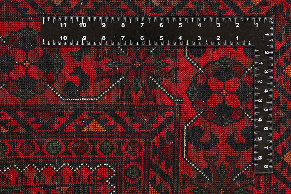 Dark Red Khal Mohammadi 6' 7 x 9' 6 - No. 67851 - ALRUG Rug Store