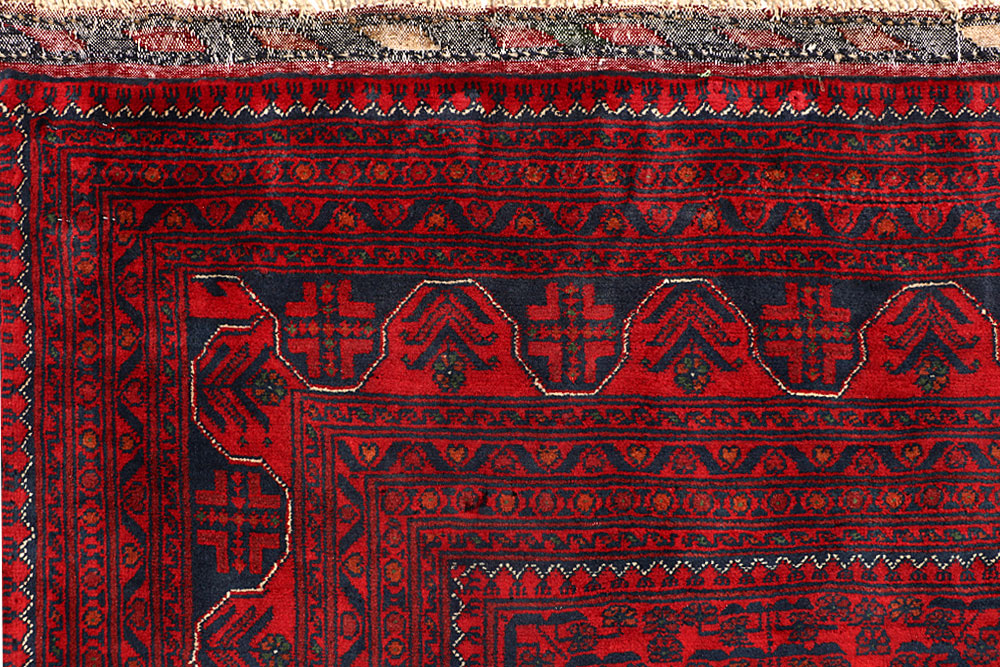 Dark Red Khal Mohammadi 6' 6 x 9' - No. 67853 - ALRUG Rug Store