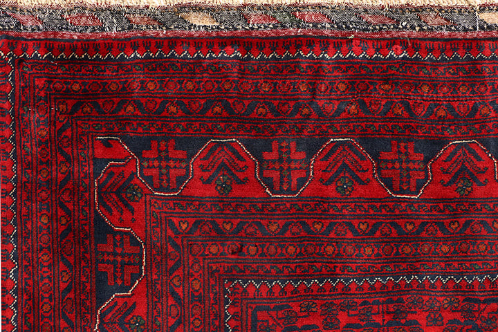 Dark Red Khal Mohammadi 6' 6 x 9' - No. 67853 - ALRUG Rug Store