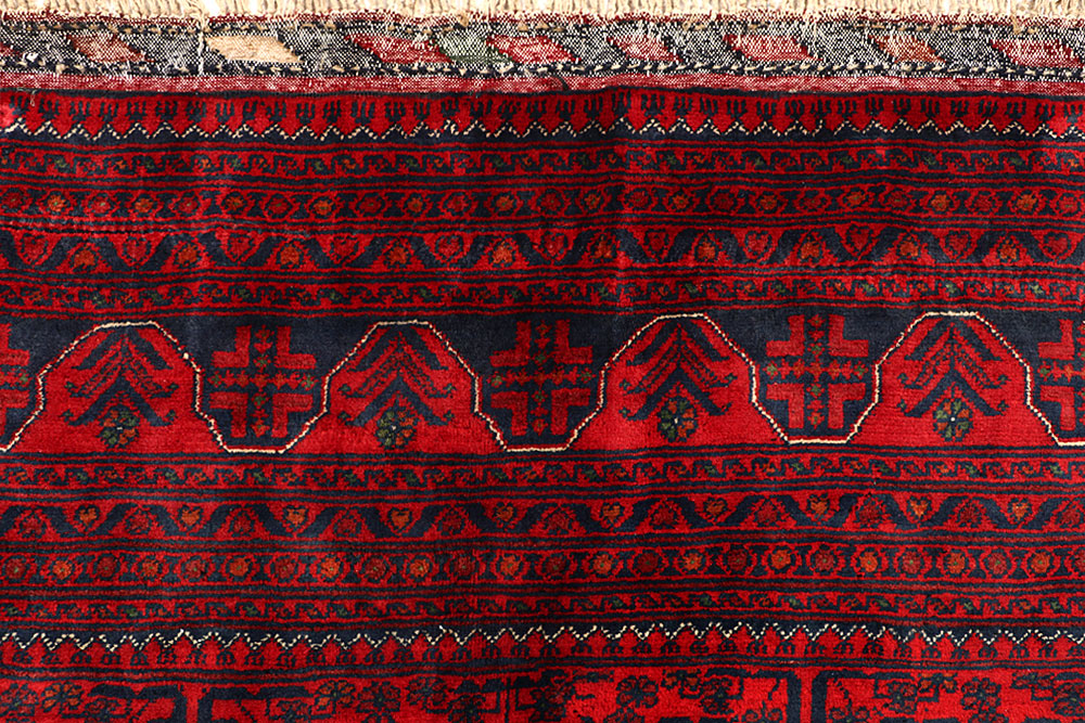 Dark Red Khal Mohammadi 6' 6 x 9' - No. 67853 - ALRUG Rug Store