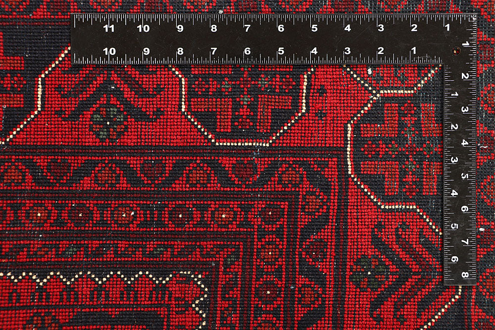 Dark Red Khal Mohammadi 6' 6 x 9' 9 - No. 67854 - ALRUG Rug Store