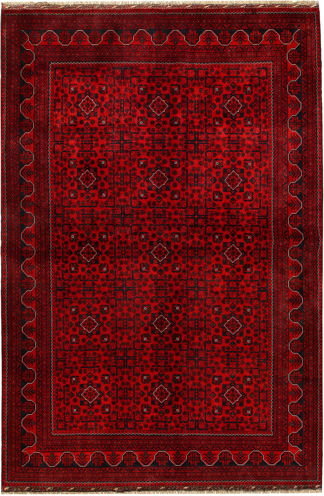 Dark Red Khal Mohammadi 6' 6 x 9' 9 - No. 67854 - ALRUG Rug Store