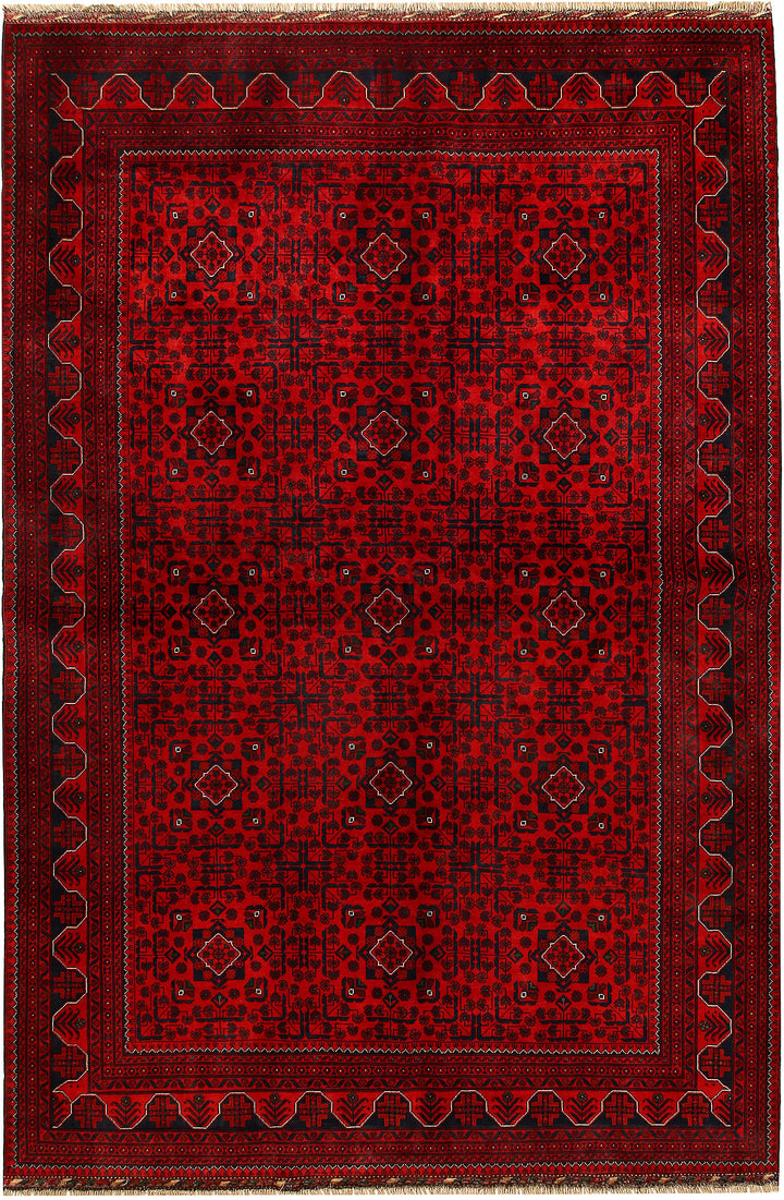 Dark Red Khal Mohammadi 6' 6 x 9' 9 - No. 67854 - ALRUG Rug Store