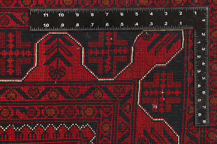 Dark Red Khal Mohammadi 6' 4 x 9' 5 - No. 67855 - ALRUG Rug Store