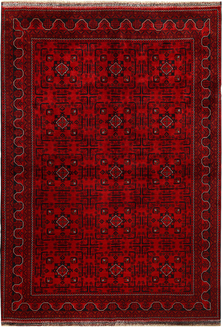 Dark Red Khal Mohammadi 6' 4 x 9' 5 - No. 67855 - ALRUG Rug Store