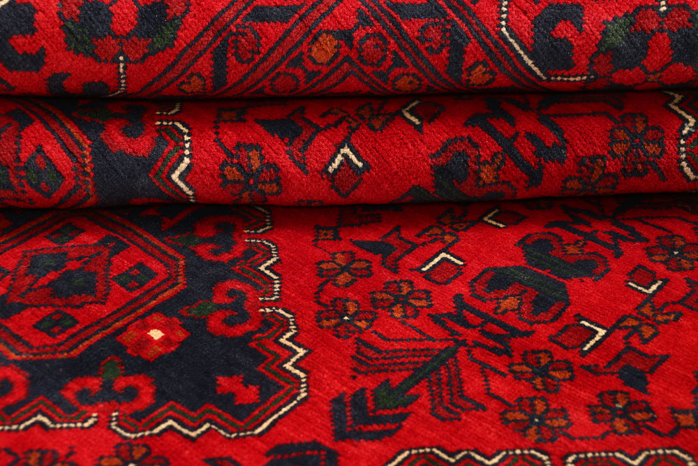Dark Red Khal Mohammadi 6' 6 x 9' 4 - No. 67856 - ALRUG Rug Store