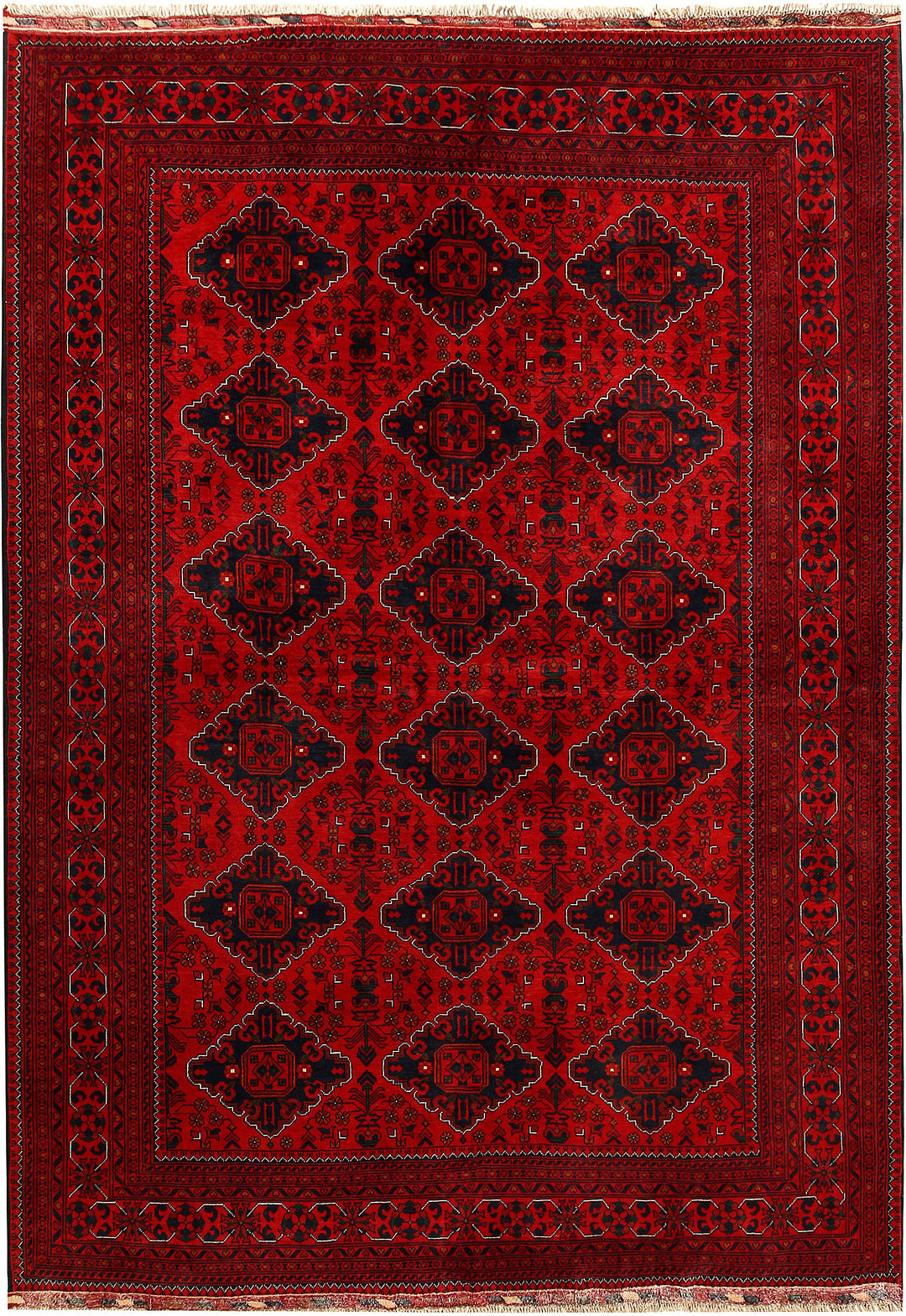 Dark Red Khal Mohammadi 6' 6 x 9' 4 - No. 67856 - ALRUG Rug Store