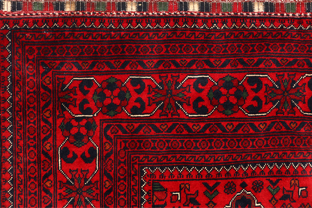 Dark Red Khal Mohammadi 6' 4 x 9' 6 - No. 67857 - ALRUG Rug Store
