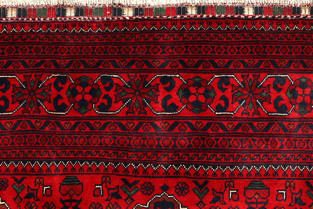 Dark Red Khal Mohammadi 6' 4 x 9' 6 - No. 67857 - ALRUG Rug Store