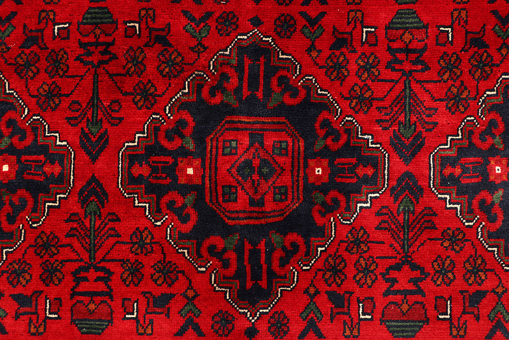 Dark Red Khal Mohammadi 6' 4 x 9' 6 - No. 67857 - ALRUG Rug Store