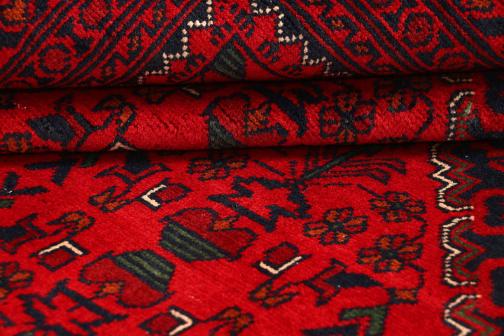 Dark Red Khal Mohammadi 6' 4 x 9' 6 - No. 67857 - ALRUG Rug Store