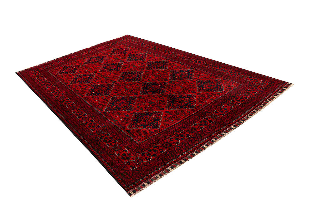 Dark Red Khal Mohammadi 6' 4 x 9' 6 - No. 67857 - ALRUG Rug Store