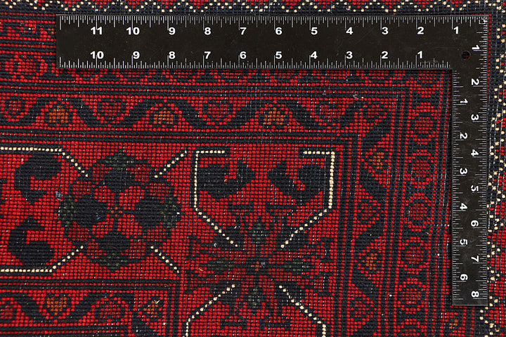 Dark Red Khal Mohammadi 6' 4 x 9' 6 - No. 67857 - ALRUG Rug Store