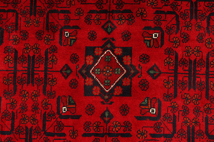 Dark Red Khal Mohammadi 6'  6" x 9'  5" - No. QA19743
