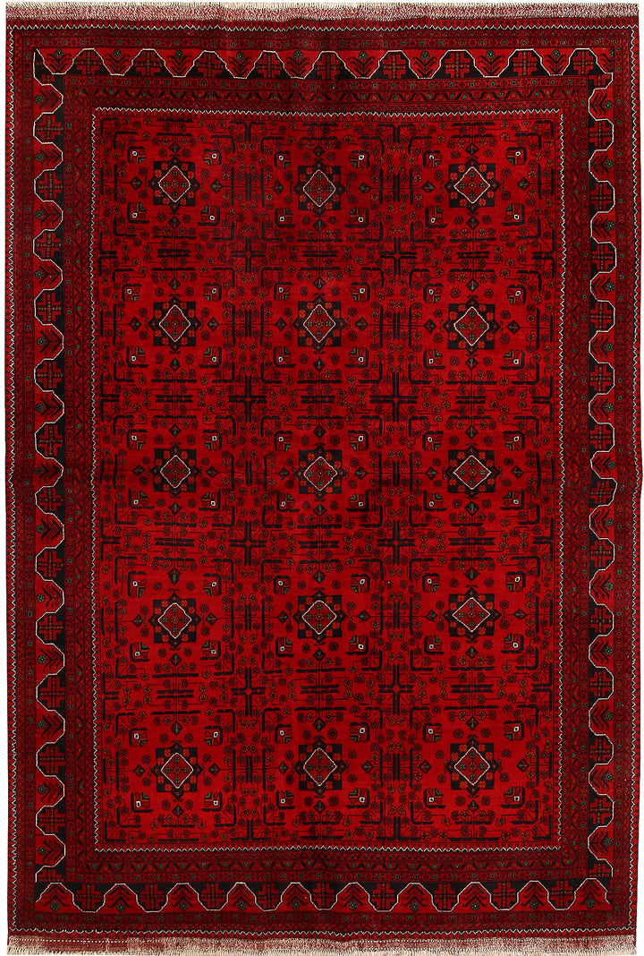 Dark Red Khal Mohammadi 6' 6 x 9' 5 - No. 67858 - ALRUG Rug Store