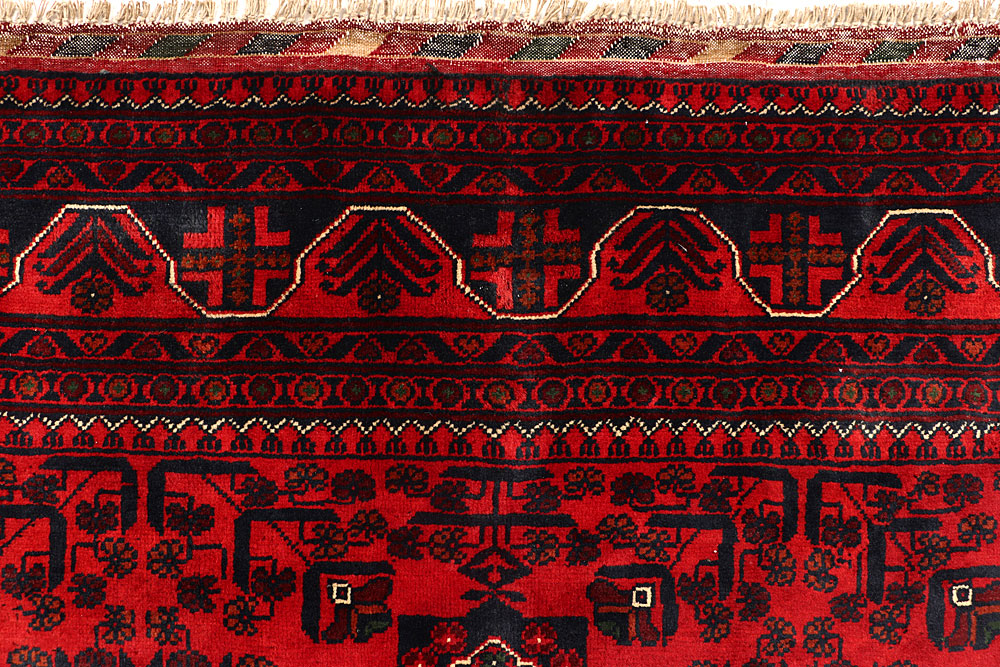 Dark Red Khal Mohammadi 6' 6 x 9' 8 - No. 67859 - ALRUG Rug Store