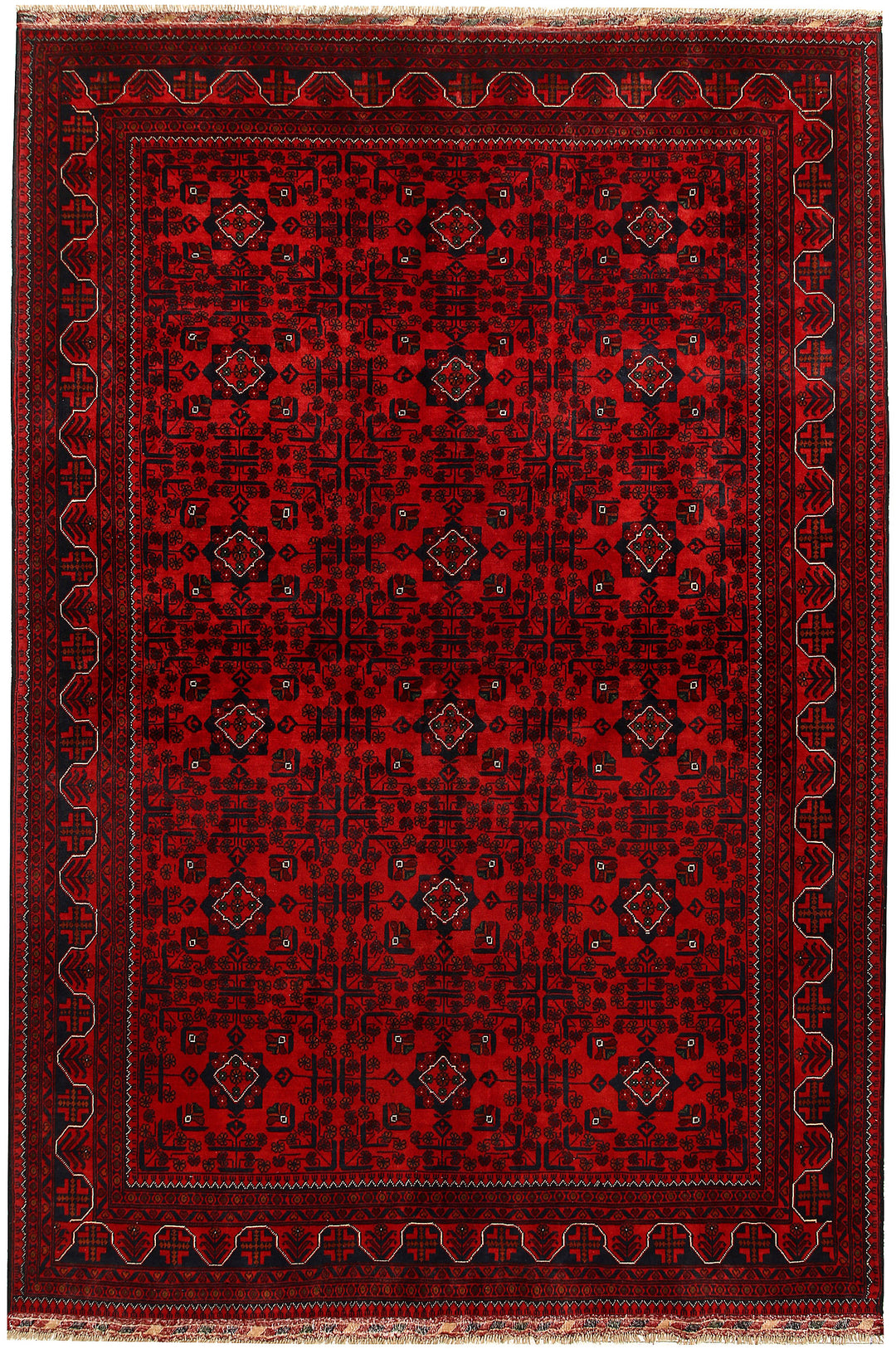 Dark Red Khal Mohammadi 6' 6 x 9' 8 - No. 67859 - ALRUG Rug Store