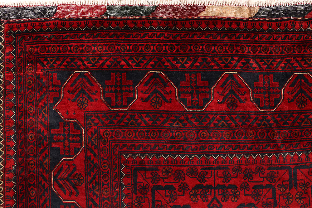 Dark Red Khal Mohammadi 6' 8 x 9' 1 - No. 67860 - ALRUG Rug Store