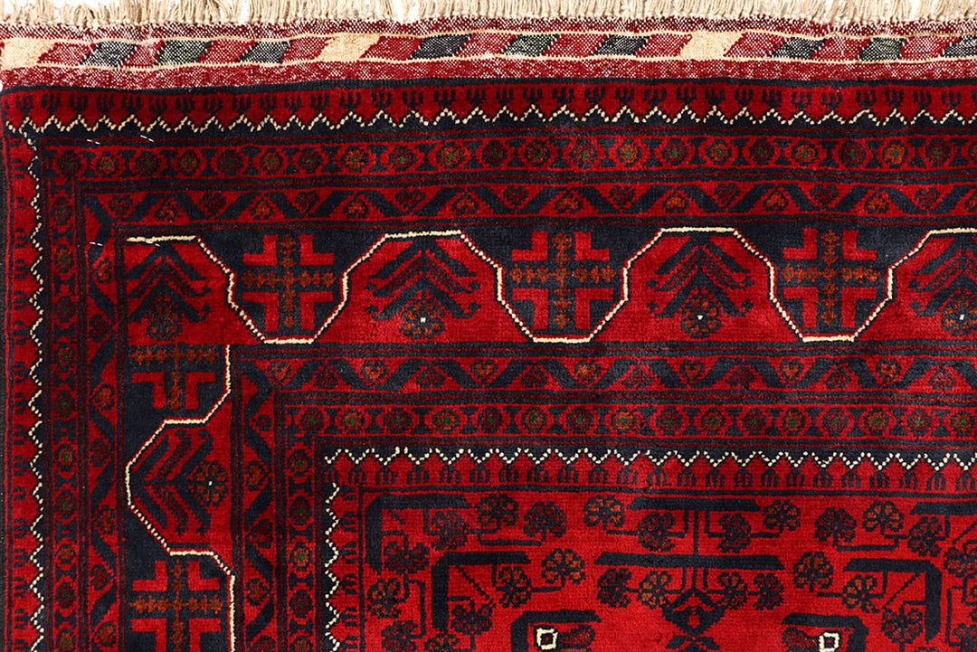 Dark Red Khal Mohammadi 6'  4" x 9'  6" - No. QA61198