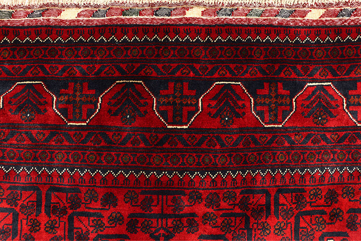 Dark Red Khal Mohammadi 6'  4" x 9'  6" - No. QA61198