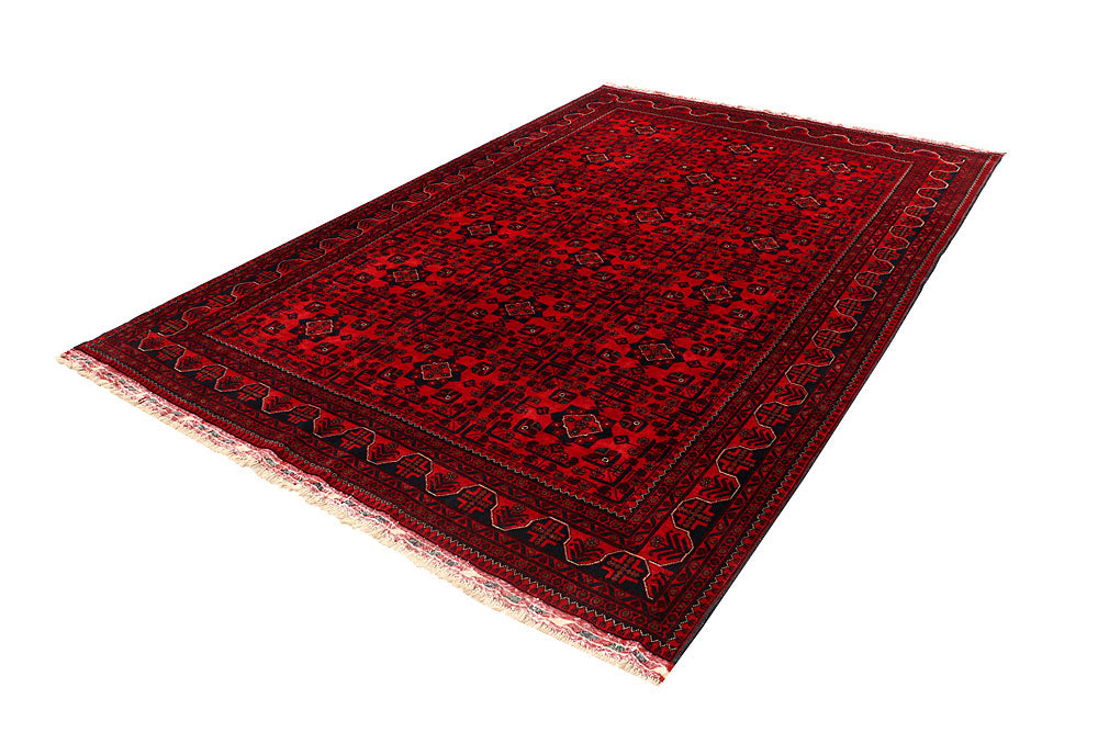 Dark Red Khal Mohammadi 6' 4 x 9' 6 - No. 67861 - ALRUG Rug Store