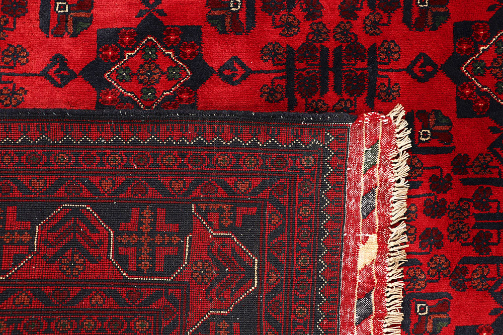 Dark Red Khal Mohammadi 6' 4 x 9' 6 - No. 67861 - ALRUG Rug Store
