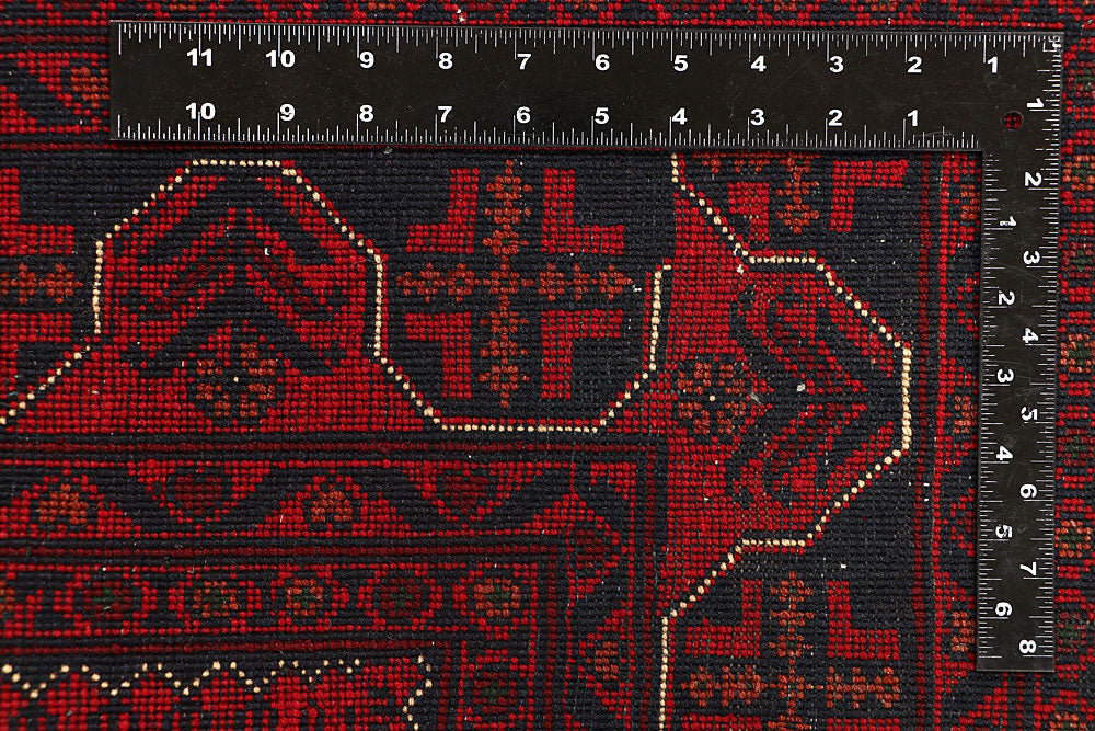 Dark Red Khal Mohammadi 6' 4 x 9' 6 - No. 67861 - ALRUG Rug Store