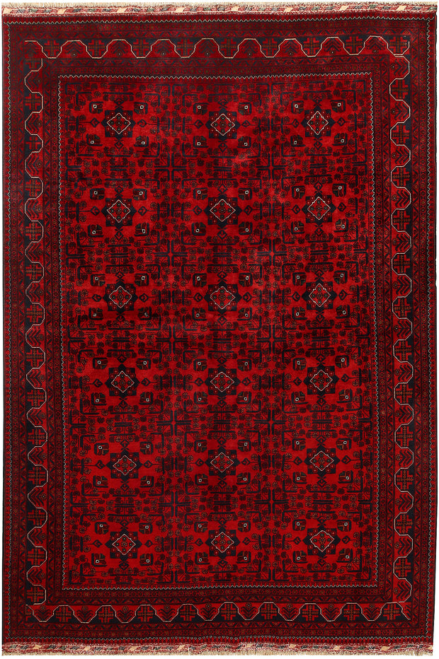 Dark Red Khal Mohammadi 6'  4" x 9'  6" - No. QA61198