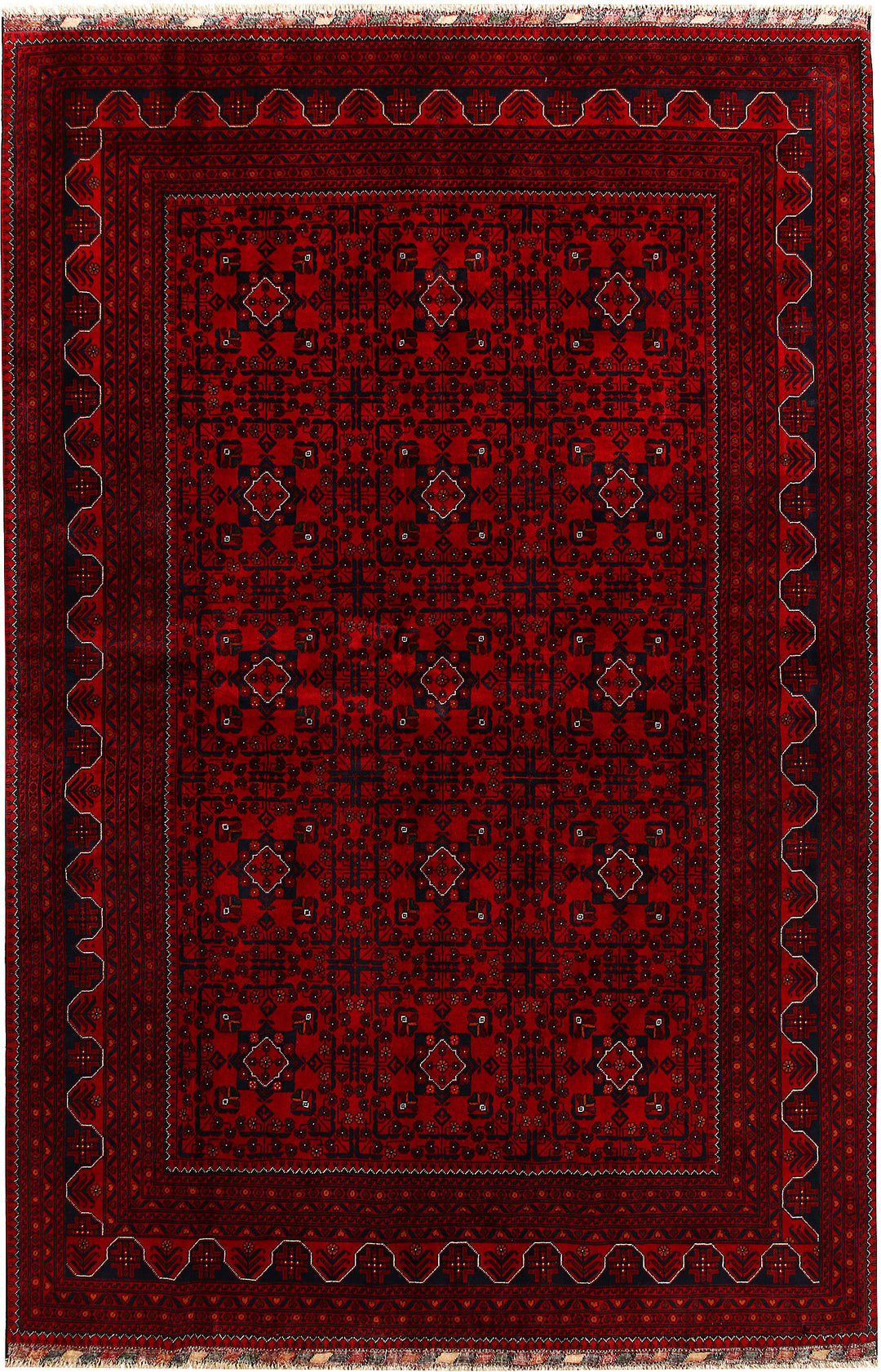 Dark Red Khal Mohammadi 6' 6 x 10' - No. 67863 - ALRUG Rug Store