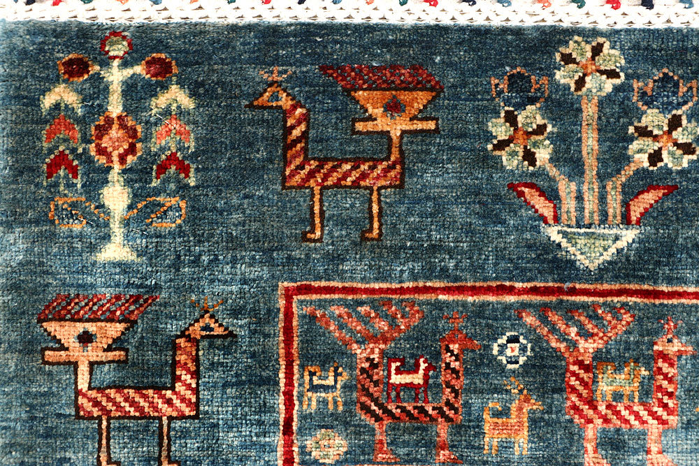 Multi Colored Kazak 2' 8 x 11' 5 - No. 67866 - ALRUG Rug Store