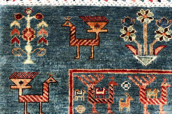 Multi Colored Kazak 2' 8 x 11' 5 - No. 67866 - ALRUG Rug Store