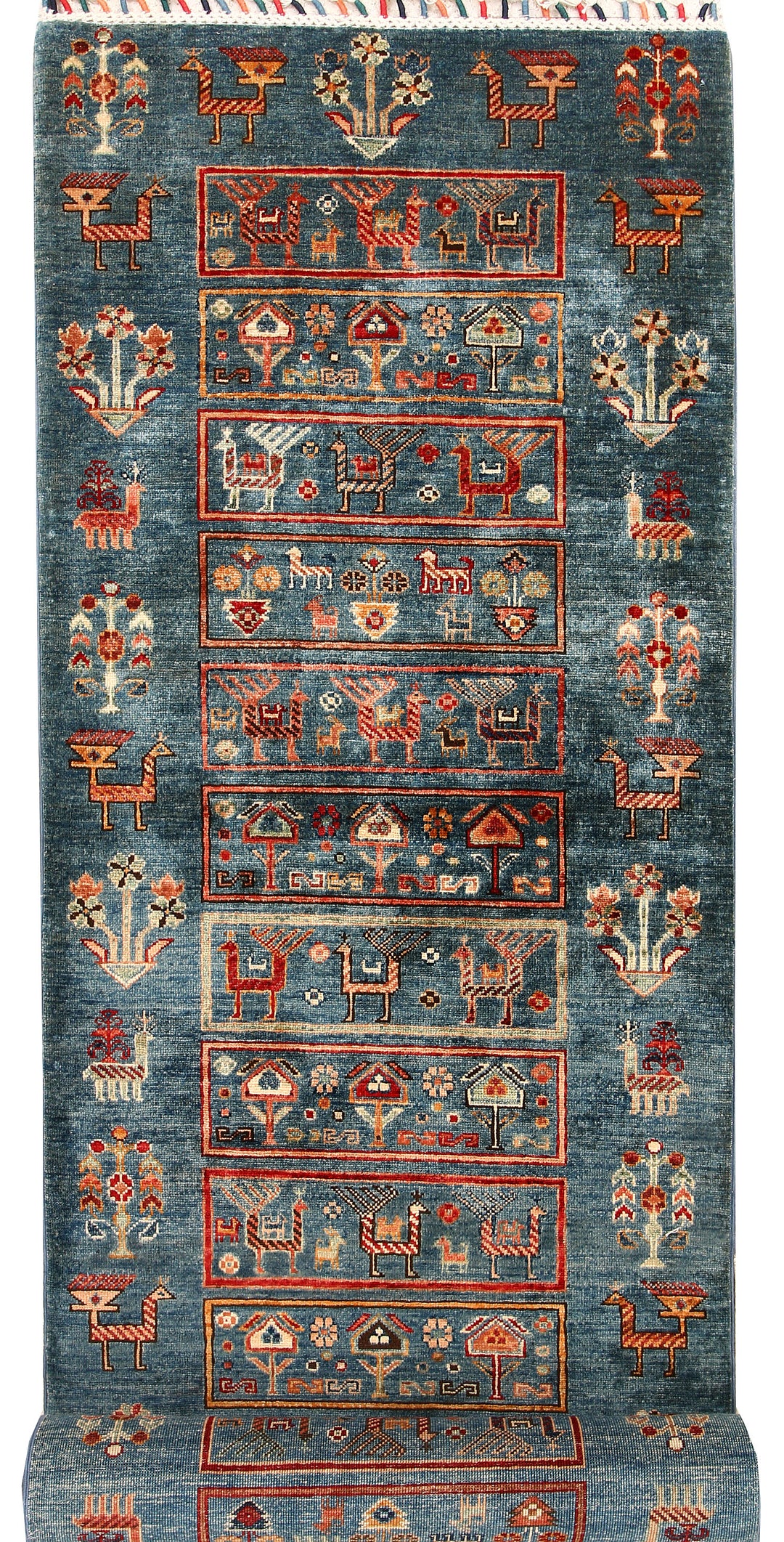 Multi Colored Kazak 2' 8 x 11' 5 - No. 67866 - ALRUG Rug Store