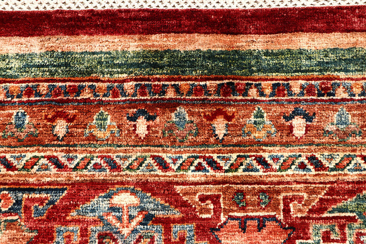 Multi Colored Kazak 2' 2 x 9' 9 - No. 67867 - ALRUG Rug Store