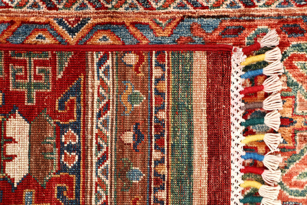 Multi Colored Kazak 2' 2 x 9' 9 - No. 67867 - ALRUG Rug Store