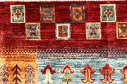 Multi Colored Kazak 2' 6 x 9' 11 - No. 67869 - ALRUG Rug Store